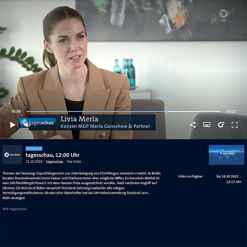 Fachanwältin Livia Merla im Medieninterview zum Arbeitsrecht