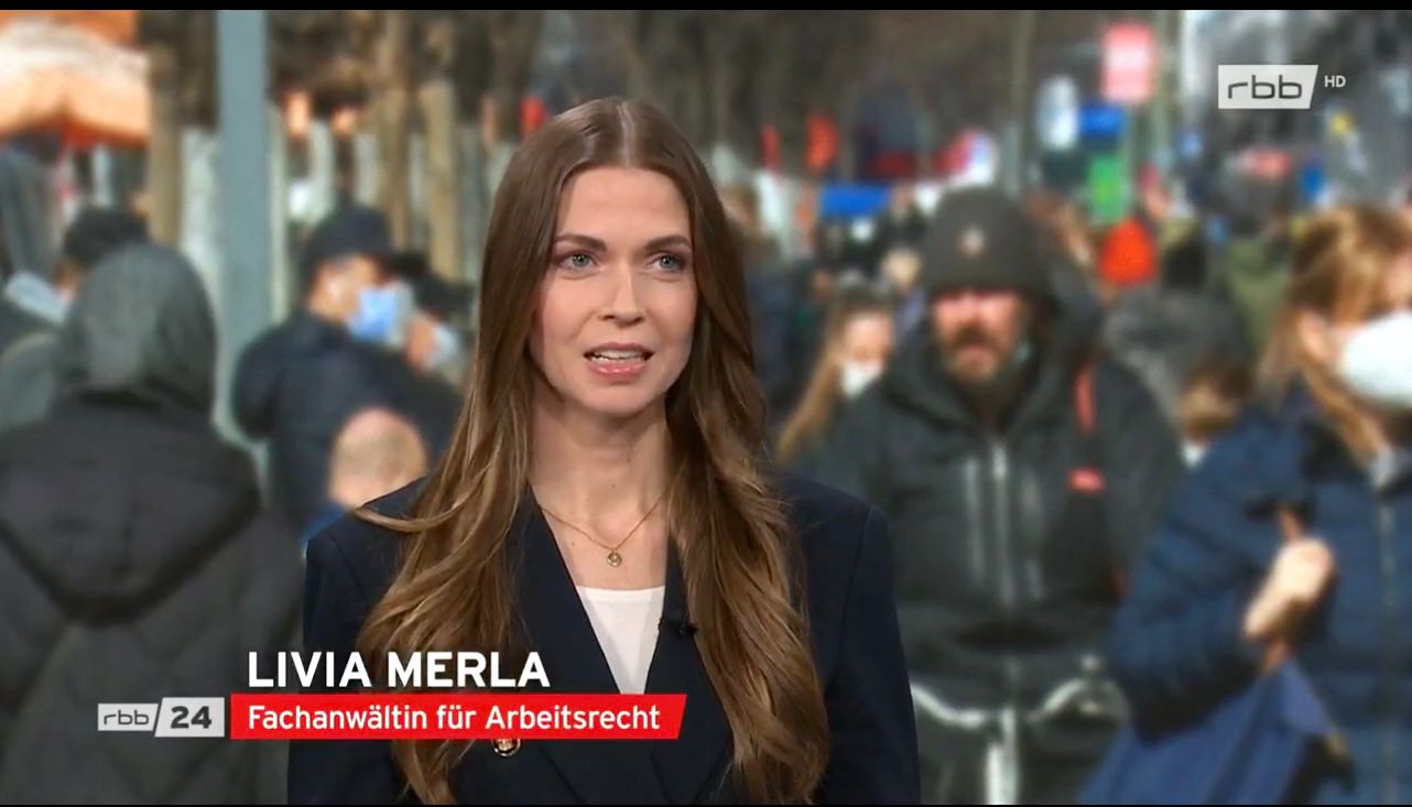 Livia Merla im RBB Interview