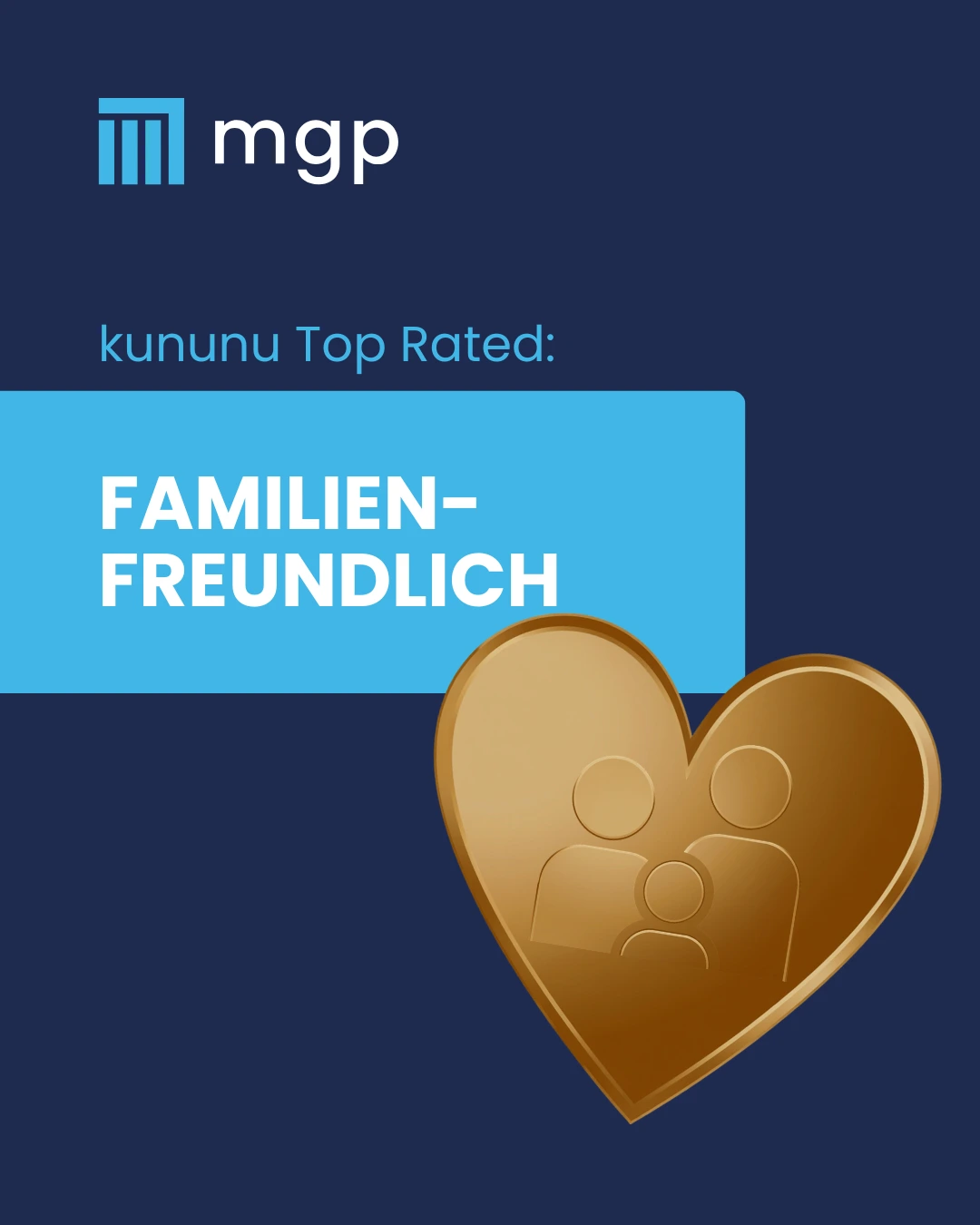 Foto zum Blogartikel kununu Siegel 2026 | mgp als familienfreundlicher Arbeitgeber ausgezeichnet
